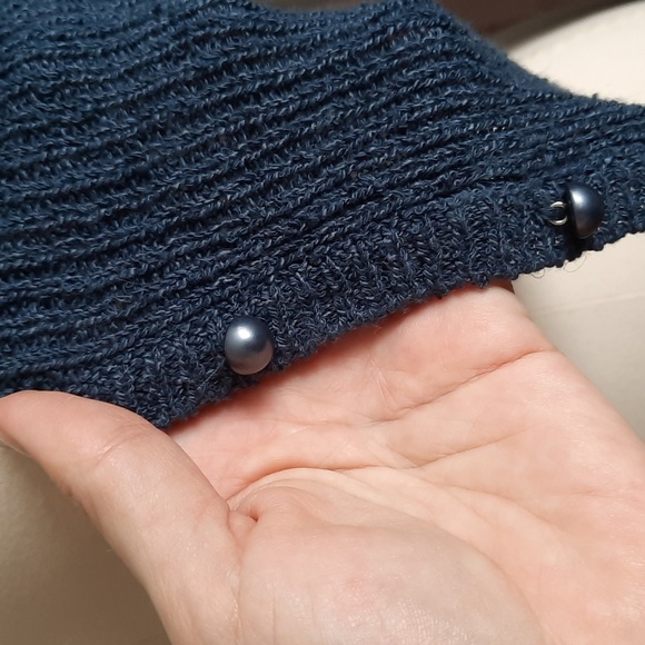 Rolla's Knitted Blue Cardigan - Picture 2 of 4